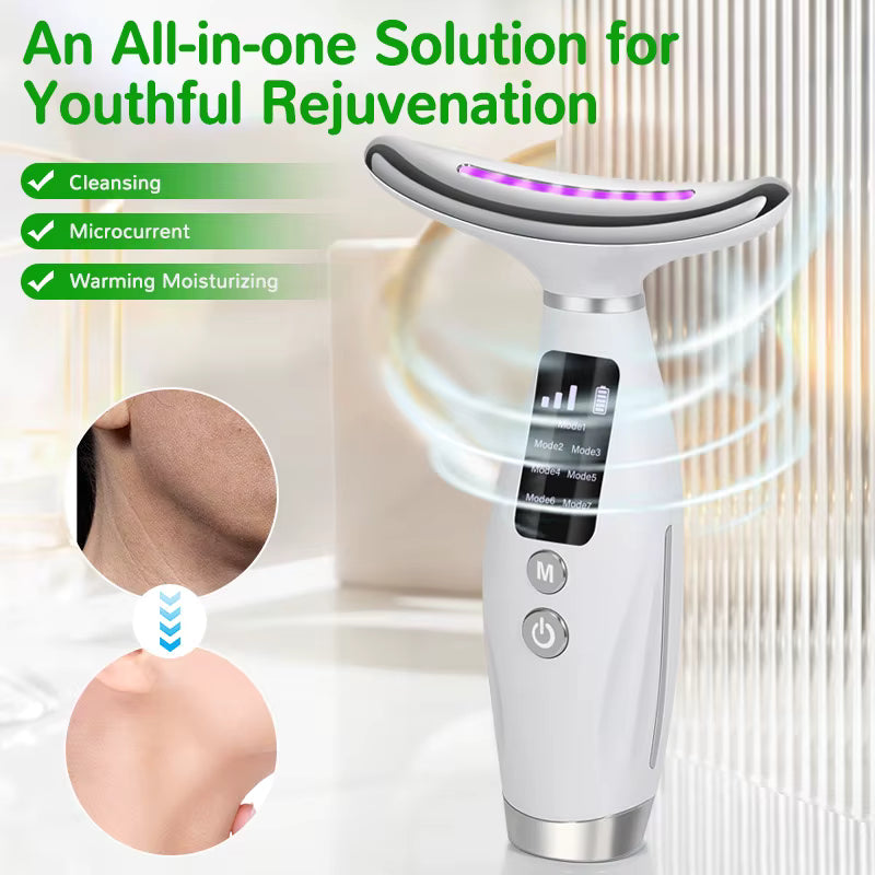 LiftGlow Pro™ – 3-in-1 EMS Facial Lifting & Skin Tightening Device