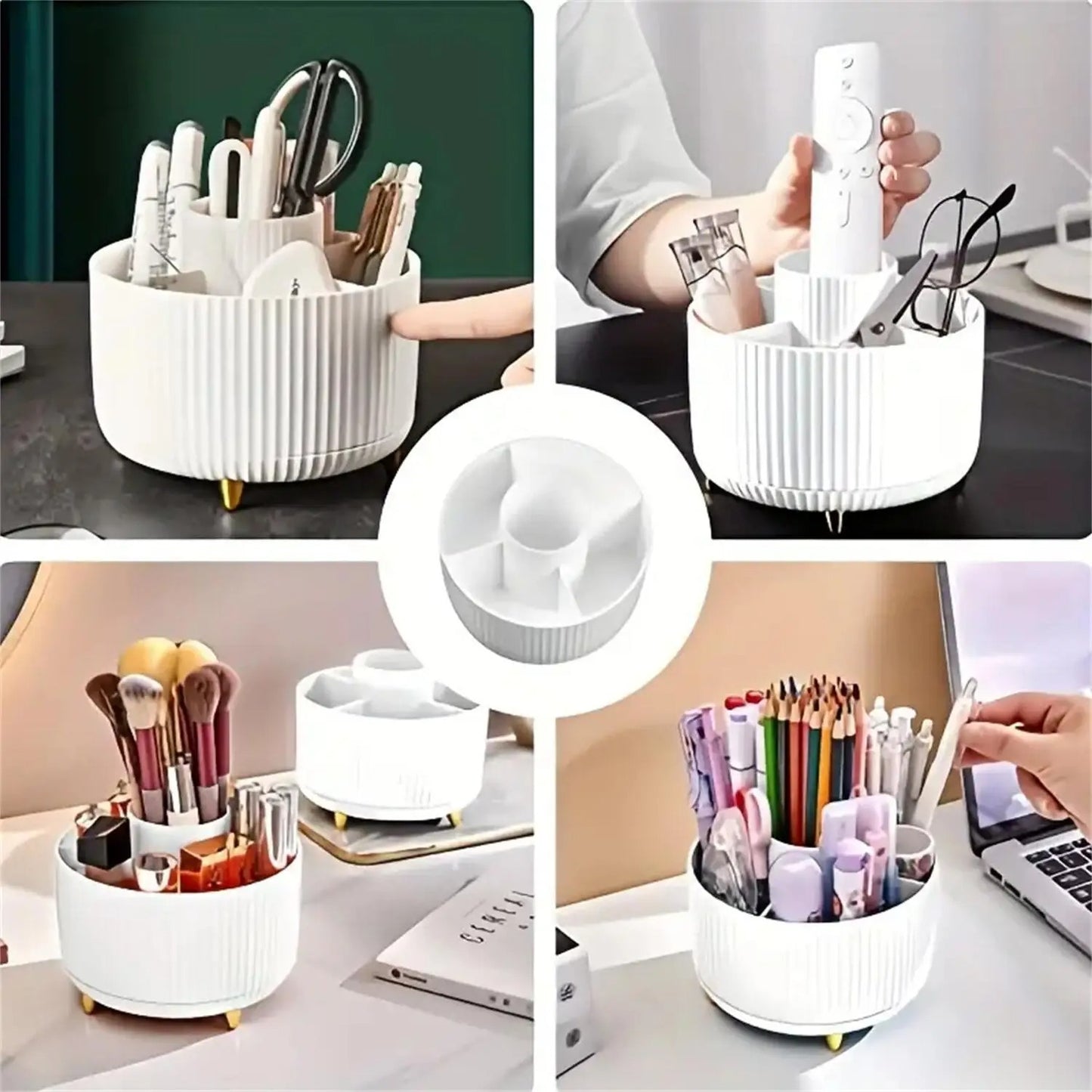 LuxeSpin™ 360 Makeup Organizer