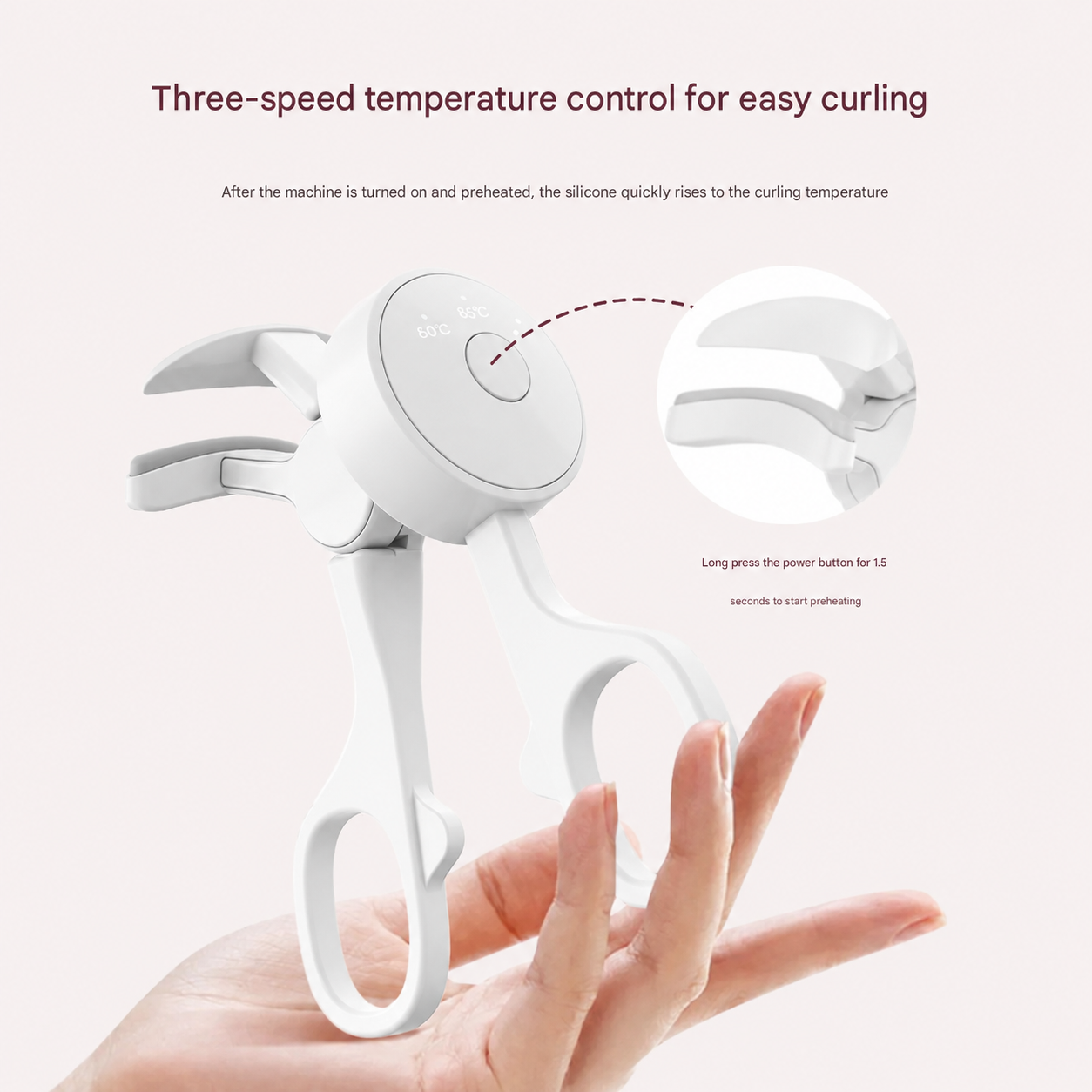 LashLuxe Heated Eyelash LifterCurler | Electric Lash
