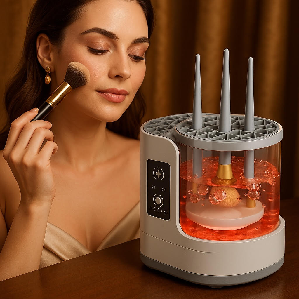 GlamSpin Pro 3-in-1 Brush Cleaner