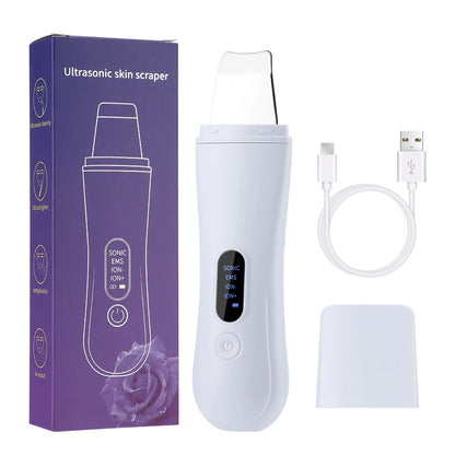 PoreSonic Glow Scrubber – Ultrasonic Facial Pore Cleaner
