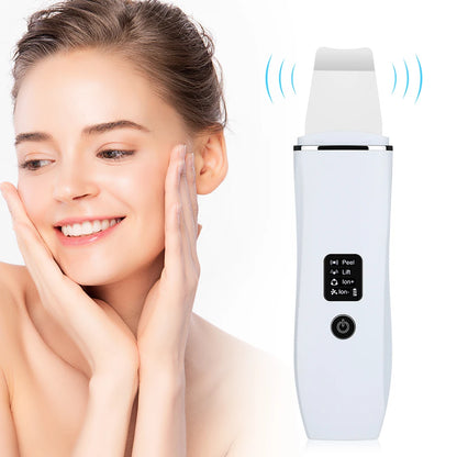 PoreSonic Glow Scrubber – Ultrasonic Facial Pore Cleaner