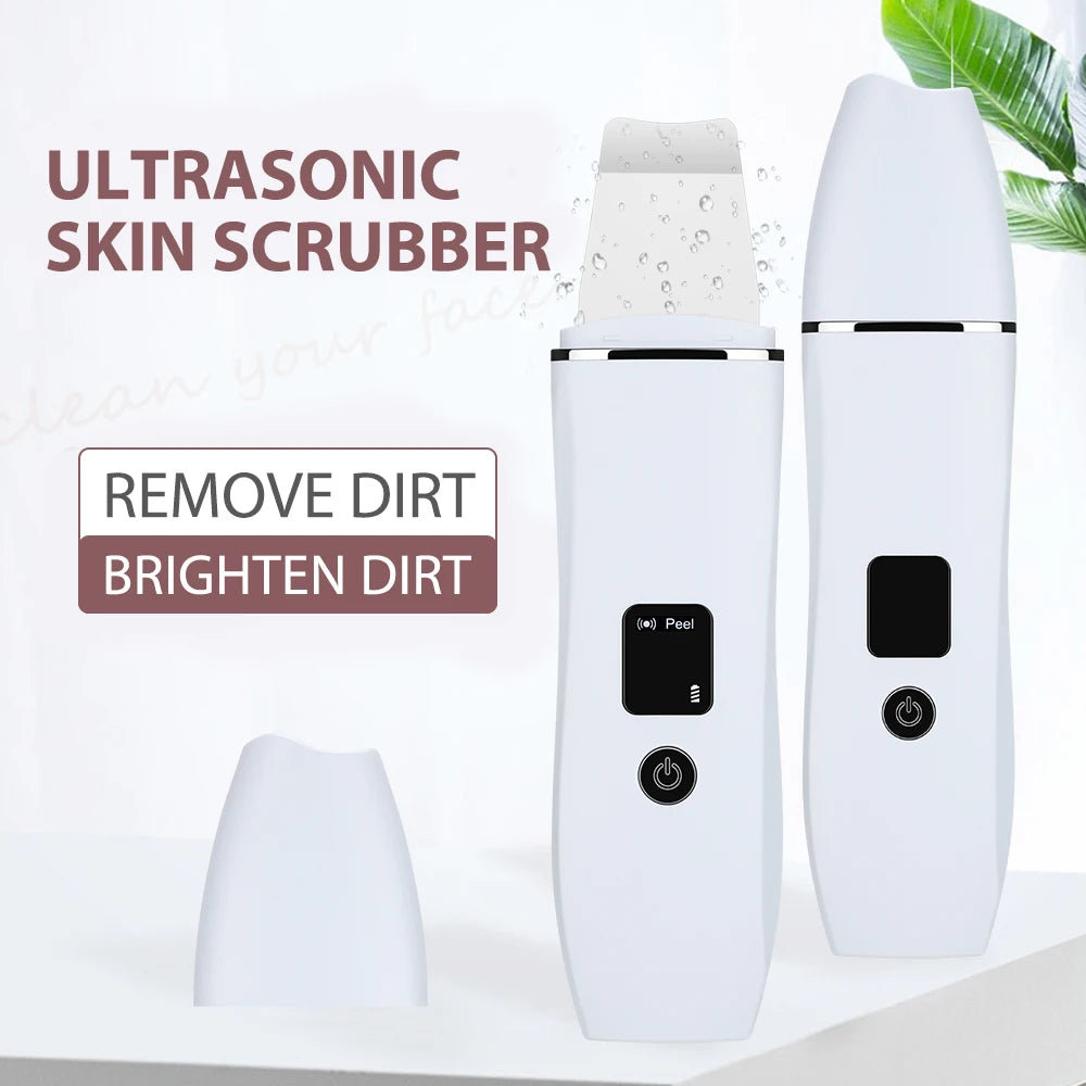 PoreSonic Glow Scrubber – Ultrasonic Facial Pore Cleaner