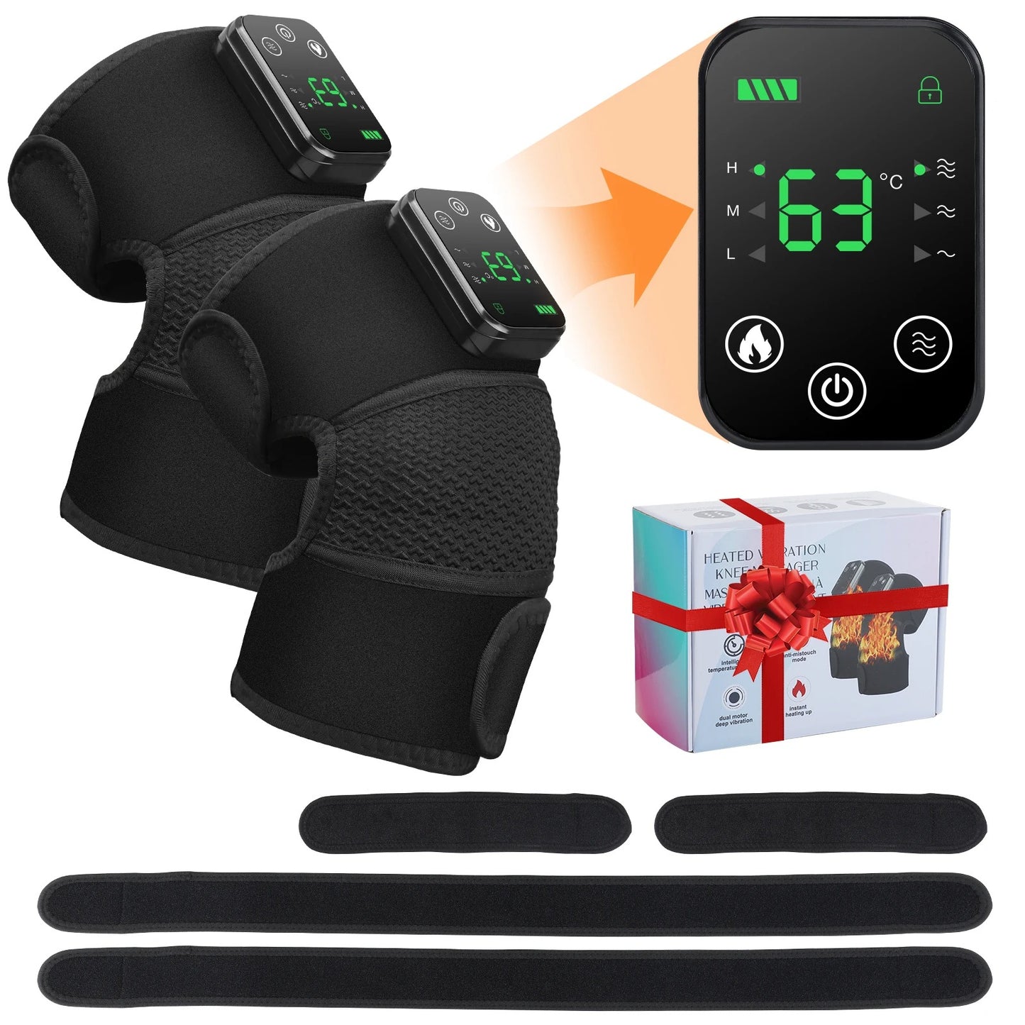 ThermaFlex™ Heated Knee Brace – Rechargeable Pain Relief & Recovery Support