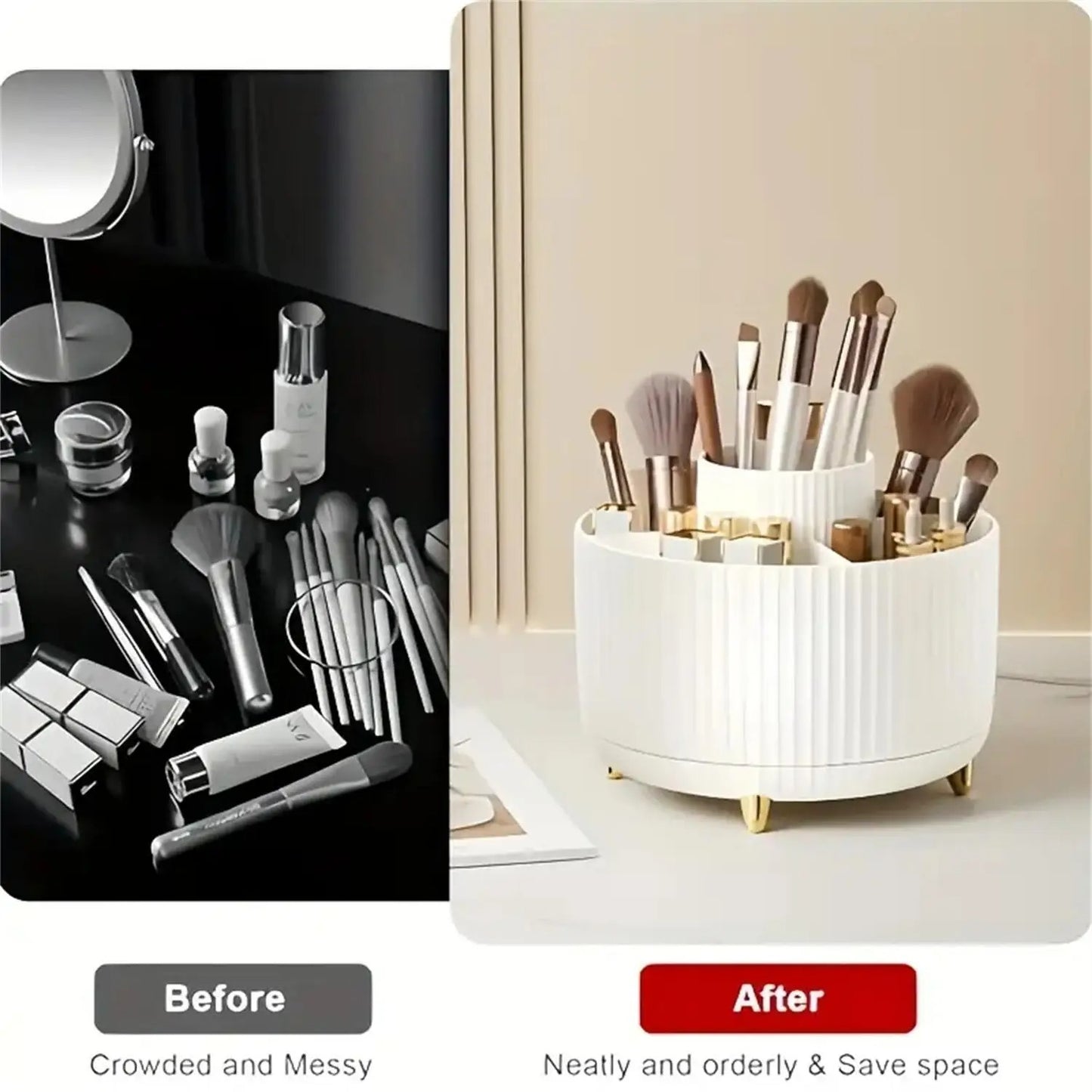 LuxeSpin™ 360 Makeup Organizer